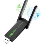 Cl� wifi puissante, 1300 mbps usb 3. 0 double bande, 2. 4g / 5ghz dongle wifi, adaptateur wifi pc / laptop ...