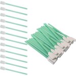 Jamais utilis�]cleaning swabs, 100 pieces foam cleaning swabs cotton rod dust free cleaning pads kits ...