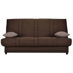 Clic clac 130x190 matelas sofaflex 11cm gaby 193cm - marron Clic clac 130x190 matelas sofaflex 11cm gaby 193cm - marron
