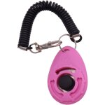 Clicker de dressage canin bicolore avec cordon - accessoire de dressage ovale portable pour animaux de ...