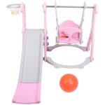 Ugreat - clieur pour les tout - petits, glissière pour enfants avec swing, cerceau de basket - ball et ... Ugreat - clieur pour les tout - petits, glissière pour enfants avec swing, cerceau de basket - ball et ...