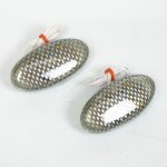 Clignotant ?il de chat carbone � led pour auto moto scooter quad