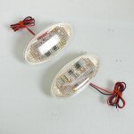 Clignotant ?il de chat transparent led pour auto moto scooter