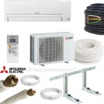 Mitsubishi avec kit d?installation 10 mtres ? mono - split 18000 btu ? 5 kw msz - hr50vf muz - hr50vf, ...