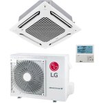 Climatiseur cassette 4 voies r�versible lg compact a + + / a + 18000 btu / 5. 0 kw inverter (ct18f nq0 ...