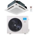 Climatiseur cassette mince midea 4 voies r32 42000 btu mcd1 - 42hrfnx(ga) (mcd2 - 42hrfnx(ga)) inverter ...