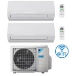 Climatiseur daikin new sensira wifi dual split 7000 + 7000 btu avec et 2mxf40a classe a + + / a +