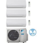 Climatiseur daikin new sensira wifi trial split 9000 + 9000 + 12000 btu avec , 3mxf52a classe a + + / ...