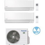 Climatiseur double split inverter panasonic s�rie tz wifi r32 9000 + 12000 btu avec certification ue ...