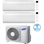Climatiseur double split inverter samsung windfree avant s2 r32 wi - fi 9000 + 12000 btu avec certification ...
