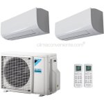 Climatiseur dual split r�versible daikin sensira a + + 12000 + 12000 btu inverter (2mxf50a + 2xctxf35c) ...