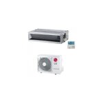 Climatiseur gainable lg haute pression compact inverter r32 18000 btu cm18f classe a + + / a +