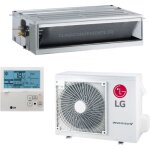 Climatiseur gainable r�versible lg moyenne pression a + + / a 18000 btu / 5. 0 kw inverter (cm18f + uua1. ...