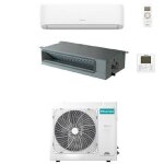 Climatiseur hisense hi comfort + ducted r32 dual split inverter 9000 + 18000 btu avec u. e. 3amw52u4rjc ...