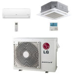 Climatiseur intelligent lg libero + cassette 4 voies r32 dual split inverter 9000 + 12000 btu avec u. ...