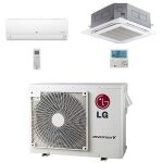 Climatiseur intelligent lg libero + cassette 4 voies r32 dual split inverter 9000 + 12000 btu avec u. ...