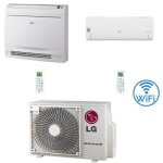 Climatiseur lg console plus free smart r32 wifi dual split standard inverter 9000 + 12000 btu avec u. ...