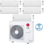 Climatiseur lg libero smart r32 wifi penta split dual inverter 9000 + 9000 + 9000 + 9000 + 12000 btu ...
