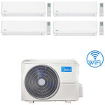 Midea ? climatiseur r�versible quadri split 9000 + 9000 + 9000 + 12000 btu ? classe �nerg�tique a + + ...