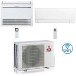 Climatiseur mitsubishi r32 dual split inverter msz - ay wifi avec console 9000 + 12000 btu avec ue mxz ...
