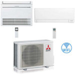 Climatiseur mitsubishi r32 dual split inverter msz - ay wifi avec console 9000 + 12000 btu avec ue mxz ...