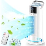 Andyou - climatiseur mobile 5 en 1 avec brumisation - rafrachisseur d'air silencieux, 4 vitesses confort ...