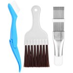 Climatiseur peigne, set de 3 peignes pour condenseur nettoyant, peigne à ailettes de condenseur de climatisati ... Climatiseur peigne, set de 3 peignes pour condenseur nettoyant, peigne à ailettes de condenseur de climatisati ...