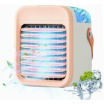 Climatiseur portable, mini refroidisseur d'air portable 5 en 1, humidificateur, purificateur d'air, veilleuse, ... Climatiseur portable, mini refroidisseur d'air portable 5 en 1, humidificateur, purificateur d'air, veilleuse, ...