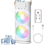 Climatiseur portable, mini refroidisseur d'air, mini ventilateur usb, refroidisseur par vaporation 600 ...