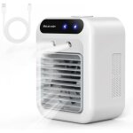 Climatiseur portable, climatiseur mobile silencieux, refroidisseur d'air de 500 ml, rafraichisseur d'air, ...