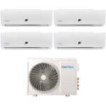 Climatiseur quadri split oneclima pro 9 + 12 + 12 + 12 avec mlt32x4 / y24 r - 32 ? wi - fi en option
