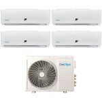 Climatiseur quadri split oneclima pro 9 + 9 + 12 + 12 avec mlt32x4 / y24 r - 32 ? wi - fi en option