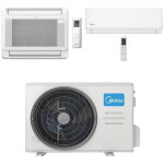 Climatiseur de sol midea console + evolution r32 dual split 9000 + 18000 btu avec onduleur u. e. m3oa ...