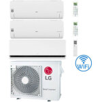 Climatiseur split double onduleur lg libero smart + dualcool deluxe r32 wifi trial 9000 + 9000 + 12000 ...