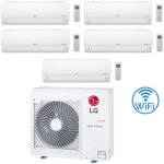 Lg ? climatiseur r�versible split 5 unit�s 9000 btu ? r32 ? inverter twin rotary ? classe a + + / a + ...
