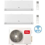 Climatiseur tcl breezein srie p5 wifi r32 dual split inverter 9000 + 9000 btu avec certification europenne ...