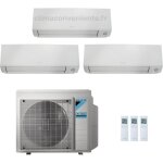 Climatiseur trial split r�versible daikin perfera all season a + + + / a + + 7000 + 9000 + 12000 btu ...