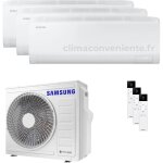 Climatiseur trial split r�versible samsung cebu s2 12000 + 12000 + 12000 btu inverter wi - fi (aj068txj3kg) ...
