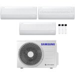 Climatiseur trial split r�versible samsung windfree avant s2 9000 + 9000 + 9000 btu inverter wi - fi ...
