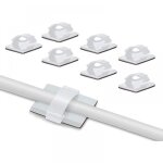 Cyslmuk - clips adhsifs rglables pour cbles  fibre optique, supports de cbles et de fils pour la ...