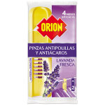 Pinces anti - acariens et anti - mites, parfum lavande, 3 + 1 gratuit