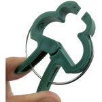 Clips pour attacher les plantes: 50 clips vert pour plantes taille m - aide  l'escalade des plantes ...