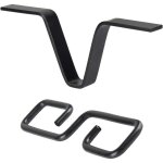 Clip de cha�ne de pluie pour adaptateur de goutti�re, carillons de pluie en cuivre de style v, support ...