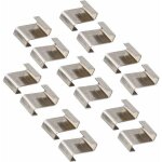 Clips de fixation de vitrage de serre, clips de fixation de fen�tre en verre de serre en acier inoxydable, ...