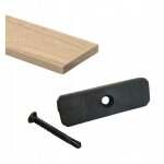 Clips de montage - 5 cm - plastique - fixation esth�tique - r�sistant aux intemp�ries