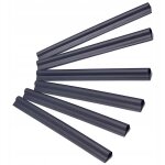 Kadax - clips pour panneaux de ruban de cl�ture noir 6 pcs.