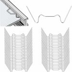 Clips de vitrage pour serre, 125 pcs w serre pinces en acier inoxydable serre vitrage clips clips en ...