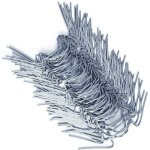 Clips de vitrage pour serre de jardin inoxydable 50 pi�ces fixation plaque de polycarbonate clips de ...