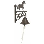 Cloche ancienne cheval en fonte Cloche ancienne cheval en fonte