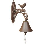 Esschert design - cloche oiseau - l 19, 3 x l 10, 6 x h 24 cm - fonte - livraison gratuite Esschert design - cloche oiseau - l 19, 3 x l 10, 6 x h 24 cm - fonte - livraison gratuite